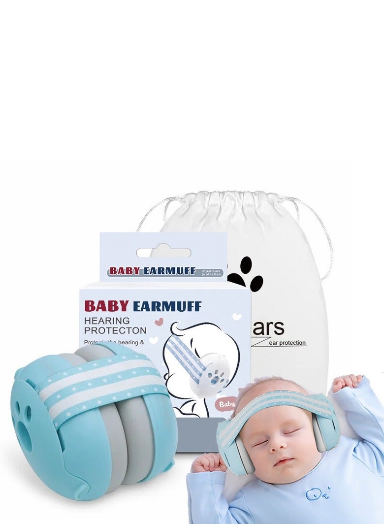 واقيات أذن للأطفال، حماية أذن الأطفال، واقيات أذن للأطفال الرضع والأطفال الصغار حتى عمر 36 شهرًا، واقيات أذن لتقليل الضوضاء - سماعات رأس مريحة للأطفال تحمي من تلف السمع وتحسن النوم - Image 2